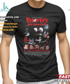 Official Graveyard Goods Pee Wee’s Big Adventure (Synopsis Edition) 72 Hour Release Shirt