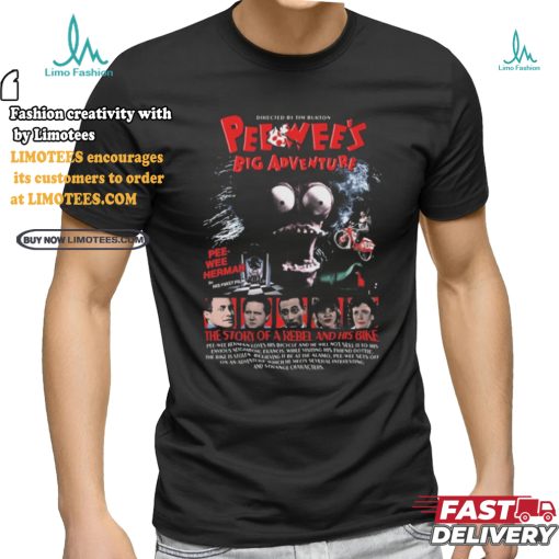 Official Graveyard Goods Pee Wee’s Big Adventure (Synopsis Edition) 72 Hour Release Shirt
