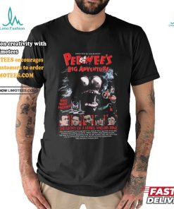 Official Graveyard Goods Pee Wee’s Big Adventure (Synopsis Edition) 72 Hour Release Shirt