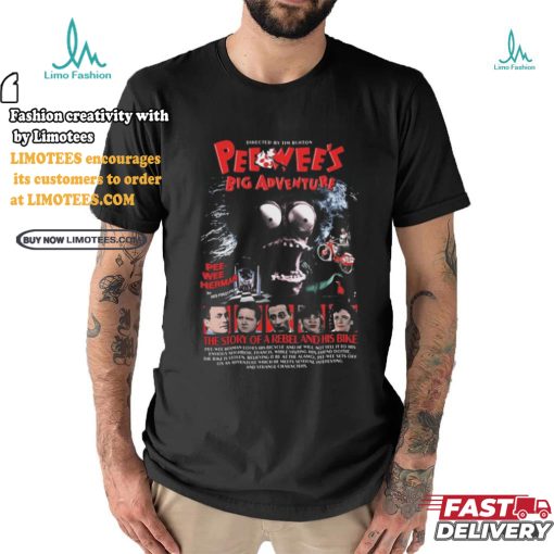 Official Graveyard Goods Pee Wee’s Big Adventure (Synopsis Edition) 72 Hour Release Shirt