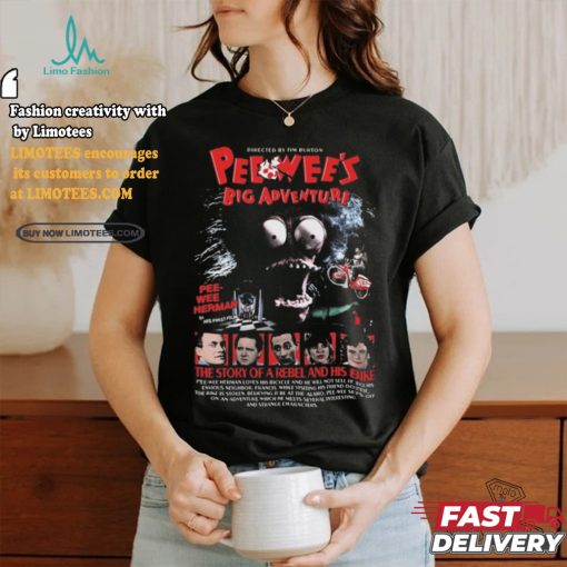 Official Graveyard Goods Pee Wee’s Big Adventure (Synopsis Edition) 72 Hour Release Shirt