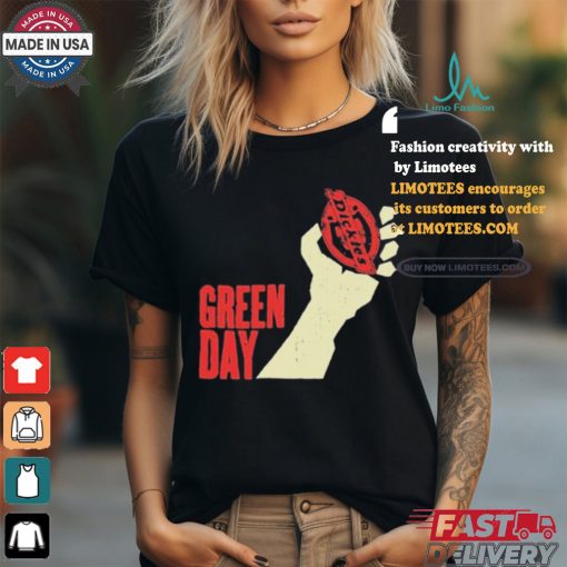 Official Green Day Dickies Heart Grenade 2024 t shirt