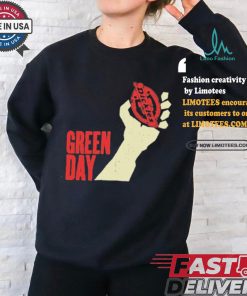 Official Green Day Dickies Heart Grenade 2024 t shirt