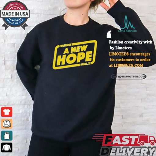 Official Harris Walz 2024 A New Hope Star Wars T Shirt