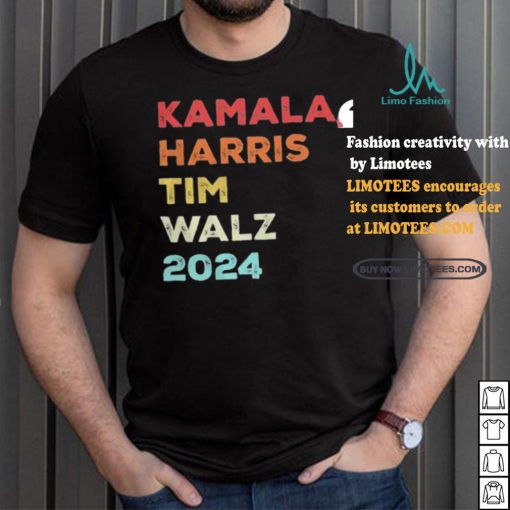 Official Harris Walz 2024 Kamala Harris Tim Walz For Election President Campaign Vintage T shirt