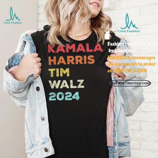 Official Harris Walz 2024 Kamala Harris Tim Walz For Election President Campaign Vintage T shirt