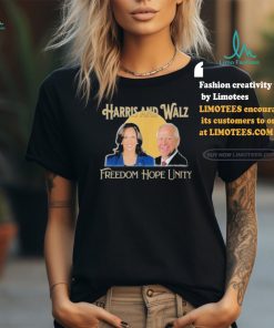Official Harris and Walz Freedom Hope Unity Shirt