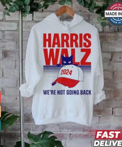 Official Harris walz we’re not going back cat lady 2024 T shirt