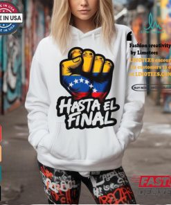 Official Hasta el final Venezuela flag bandera de Venezuela 2024 T shirt