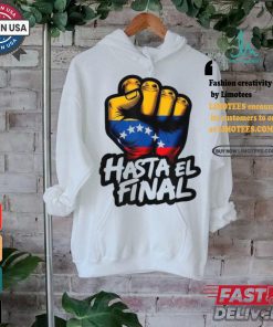Official Hasta el final Venezuela flag bandera de Venezuela 2024 T shirt