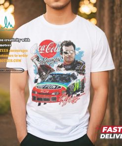 Official Heavyweight Legends Jeff Gordan Coca Cola Racing Vintage T Shirt