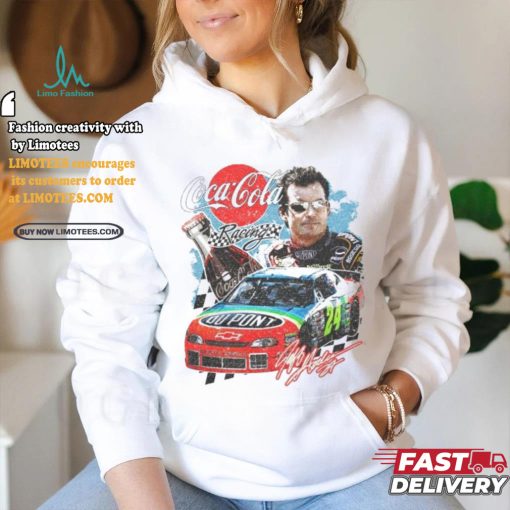 Official Heavyweight Legends Jeff Gordan Coca Cola Racing Vintage T Shirt