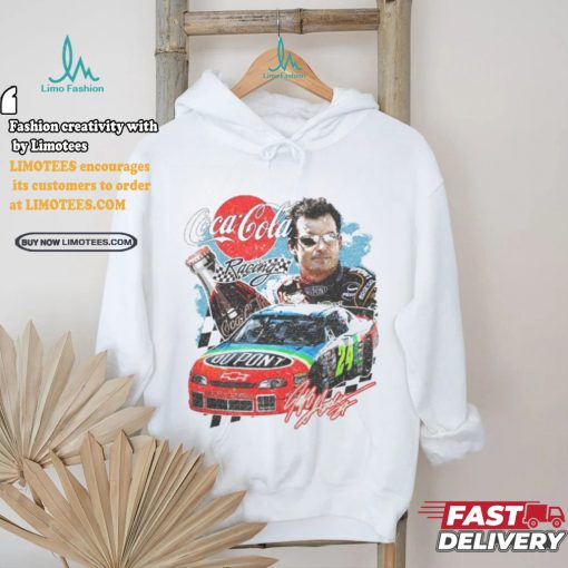 Official Heavyweight Legends Jeff Gordan Coca Cola Racing Vintage T Shirt