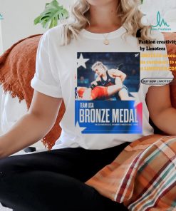 Official Helen Maroulis Team USA Bronze Medal Women’s Wrestling 57kg Paris Olympic 2024 Poster t shirt