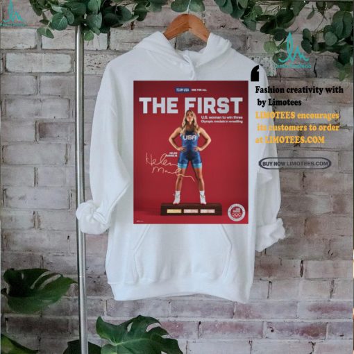 Official Helen Maroulis Team USA The First US Woman To Win Three Olympic Medals In Wrestling Signature Poster t shirt