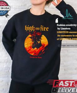 Official High On Fire Cometh The Storm t shirt