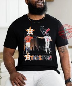 Official Houston Astros Jose Altuve Houston Texans C. J. Stroud The Stars Signatures shirt