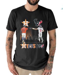 Official Houston Astros Jose Altuve Houston Texans C. J. Stroud The Stars Signatures shirt