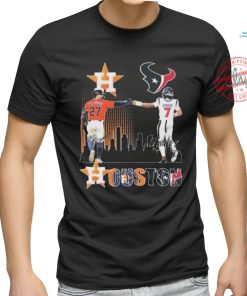 Official Houston Astros Jose Altuve Houston Texans C. J. Stroud The Stars Signatures shirt