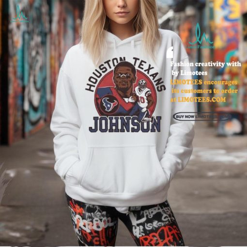 Official Houston Texans Andre Johnson #80 Painting T Shirt