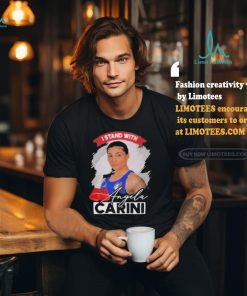 Official I stand with angela aarinI T shirt