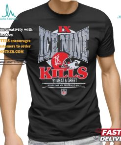 Official Ice Nine Kills IX ’91 Meat & Greet Starling Vs Buffalo Bill NFL T Shirts
