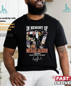 Official In Memory Of 87 Michael Jackson 1958 2025 The Man The Myth The Legend Signature Unisex T Shirt, hoodie, sweater, long sleeve and tank top Official In Memory Of 87 Michael Jackson 1958 2025 The Man The Myth The Legend Signature Unisex T Shirt