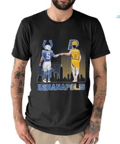 Official Indianapolis Colts Anthony Richardson Indiana Pacers Tyrese Haliburton T Shirt