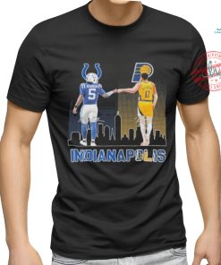 Official Indianapolis Colts Anthony Richardson Indiana Pacers Tyrese Haliburton T Shirt