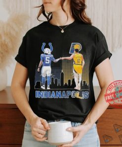 Official Indianapolis Colts Anthony Richardson Indiana Pacers Tyrese Haliburton T Shirt