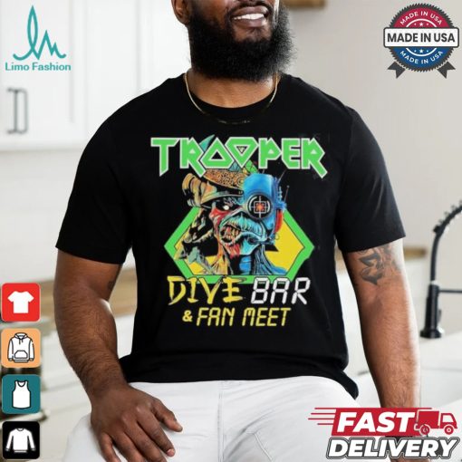 Official Iron Maiden Trooper Dive Bar And Fan Meet In Perth On September 1 2024 At The Shoe Bar shirt