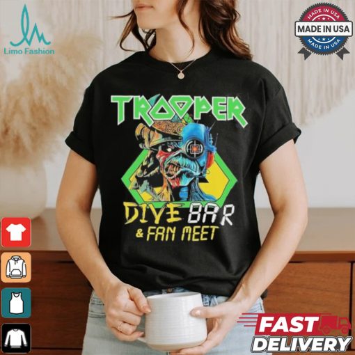 Official Iron Maiden Trooper Dive Bar And Fan Meet In Perth On September 1 2024 At The Shoe Bar shirt