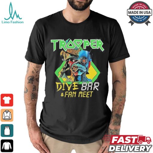 Official Iron Maiden Trooper Dive Bar And Fan Meet In Perth On September 1 2024 At The Shoe Bar shirt