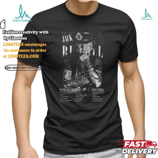 Official Jack Patrick Russell Thank You Fans Signature T shirt