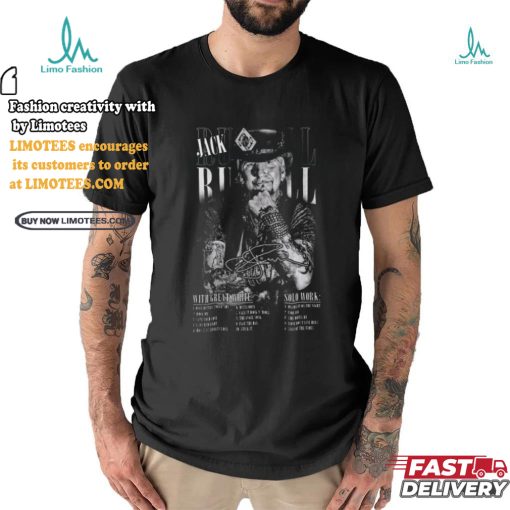 Official Jack Patrick Russell Thank You Fans Signature T shirt