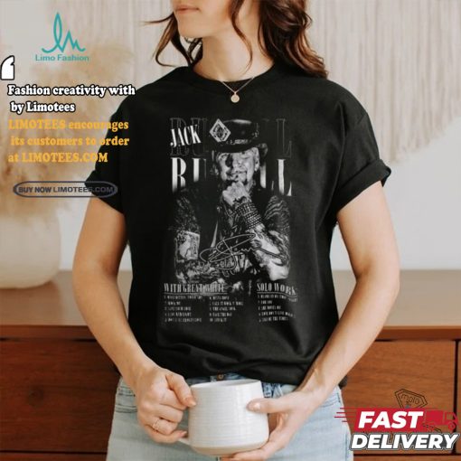 Official Jack Patrick Russell Thank You Fans Signature T shirt