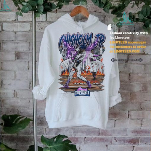 Official Jazz Chisholm Jr. New York Yankees Planet Euphoria Artwork T Shirt