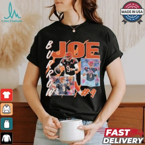 Official Joe Burrow Graphic Tee for Football Fan, Joey B Cincinnati Quarterback Shirt