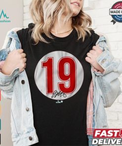 Official Joey Votto #19 Signature Cincinnati Reds t shirt