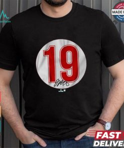 Official Joey Votto #19 Signature Cincinnati Reds t shirt
