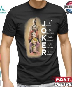 Official Joker Batman Jared Leto Joaquin Phoenix Jack Nicholson Heath Ledger Shirt