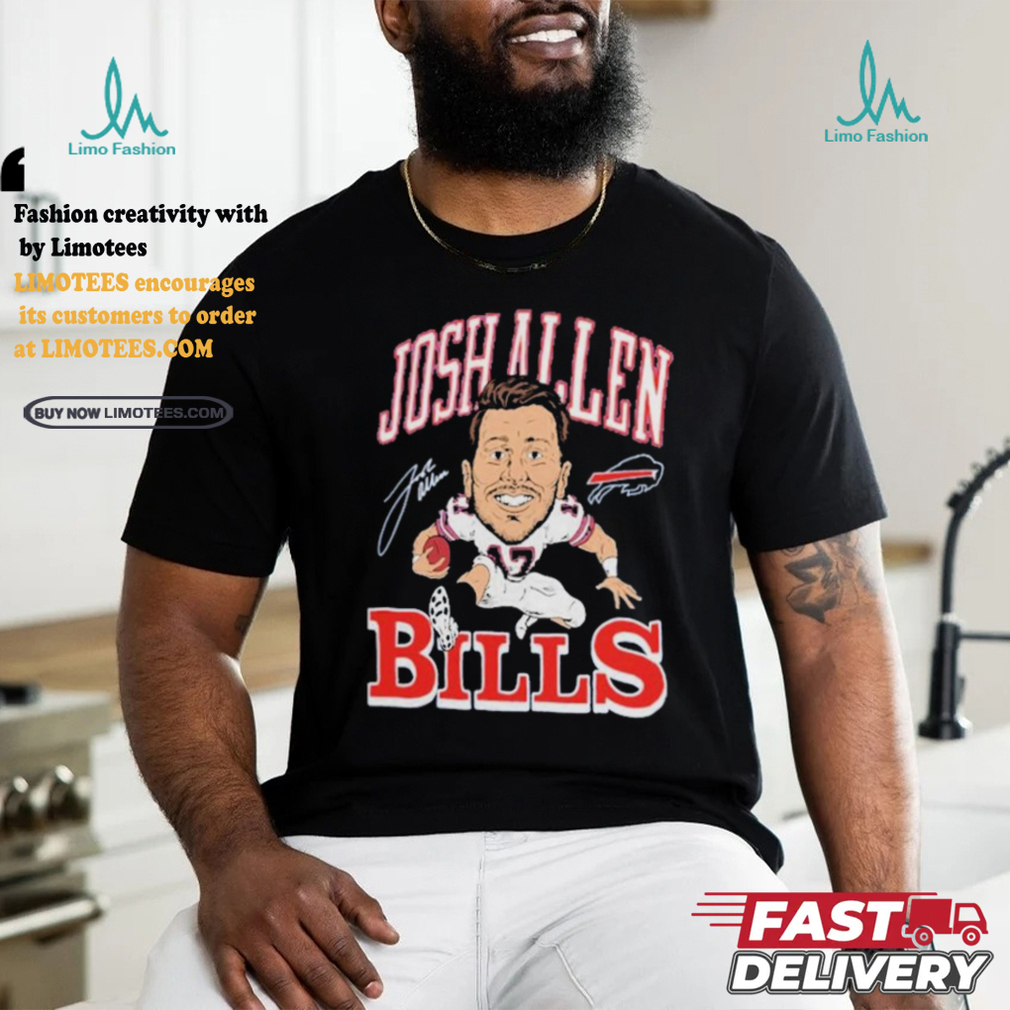 Official Josh Allen Buffalo Bills Homage Caricature Player Shirt Official Josh Allen Buffalo Bills Homage Caricature Player Shirt