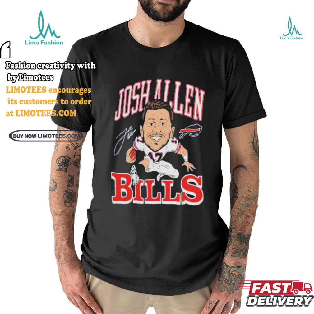 Official Josh Allen Buffalo Bills Homage Caricature Player Shirt Official Josh Allen Buffalo Bills Homage Caricature Player Shirt