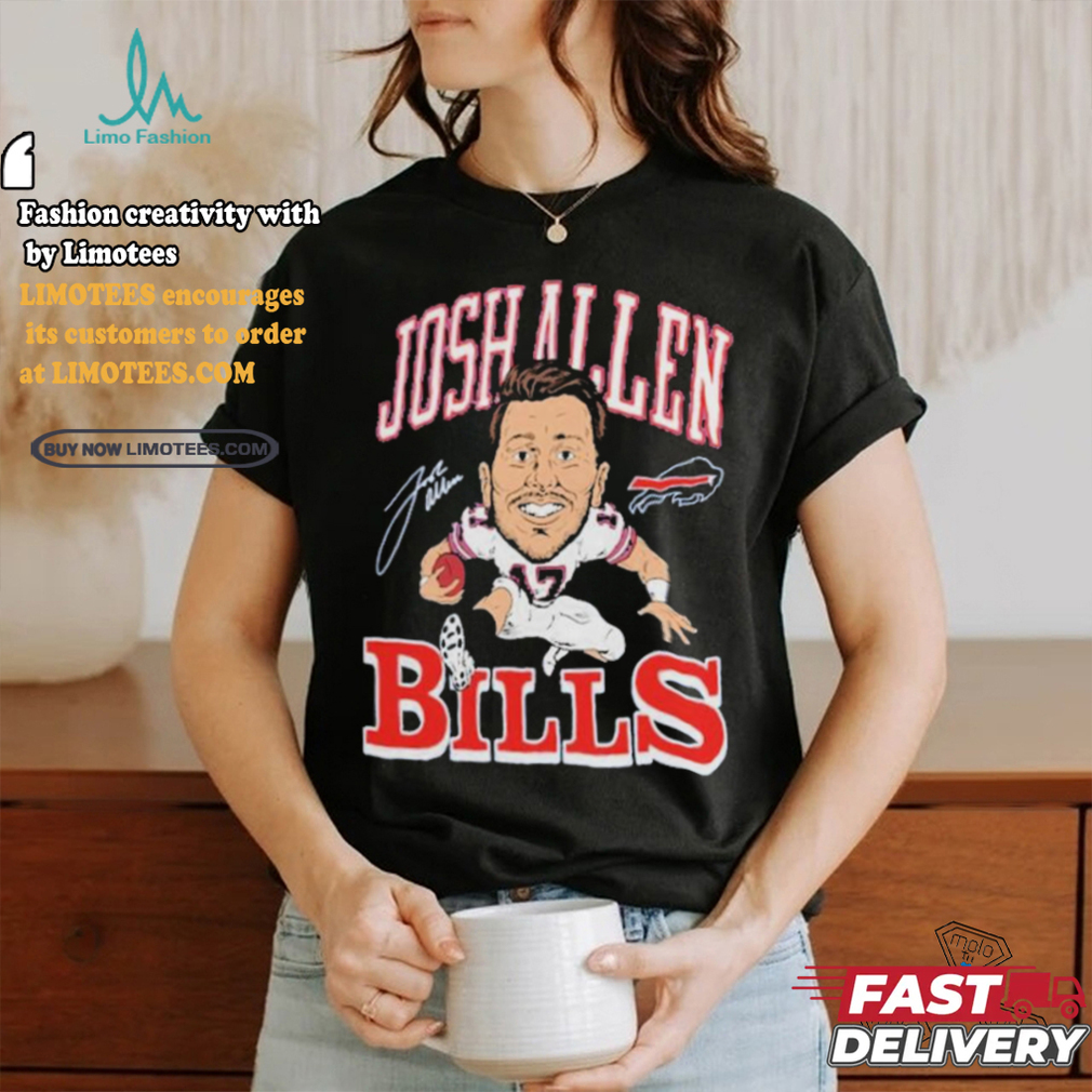 Official Josh Allen Buffalo Bills Homage Caricature Player Shirt Official Josh Allen Buffalo Bills Homage Caricature Player Shirt