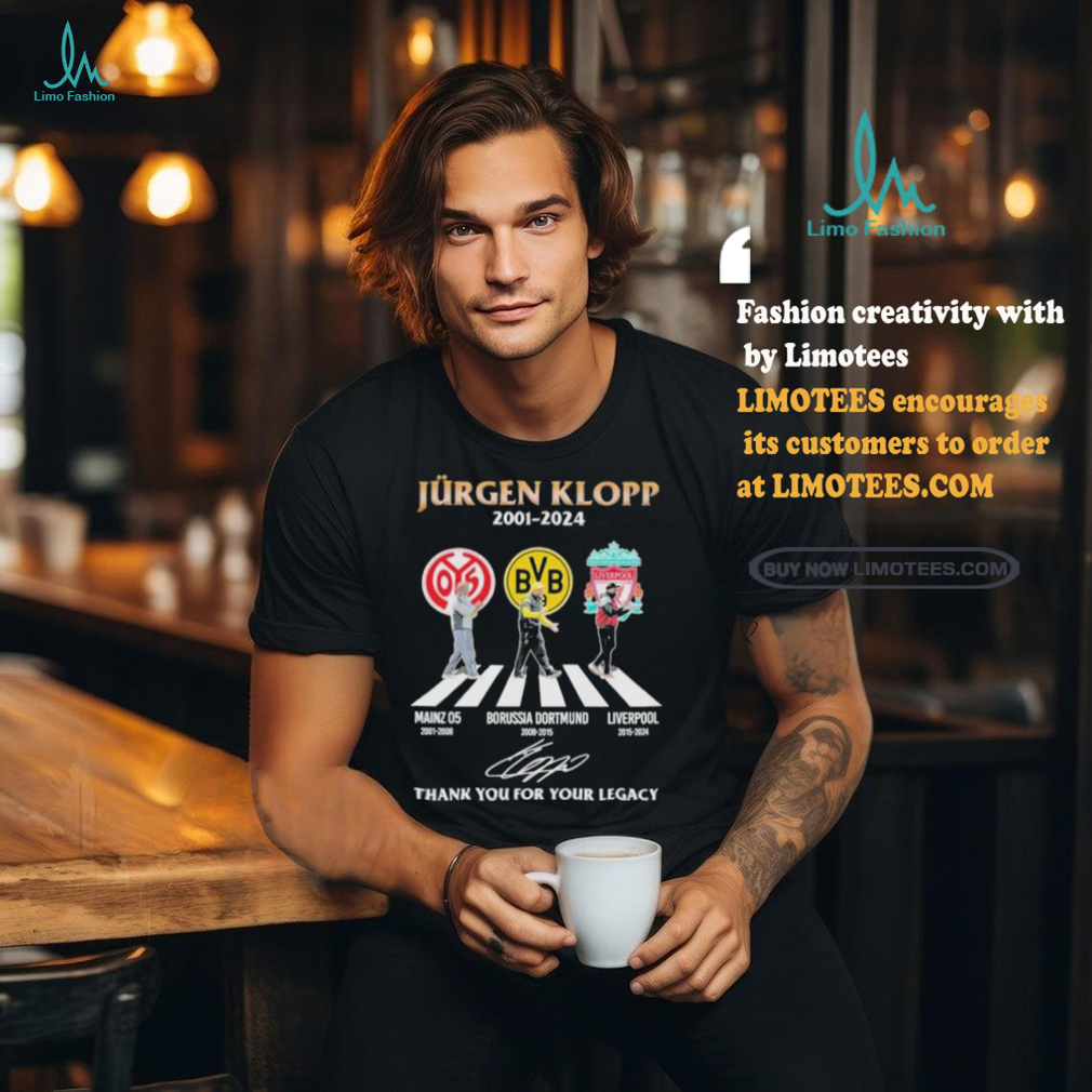 Official Jurgen Klopp 2001 2024 Abbey Road Thank You For Your Legacy Signature Shirt Official Jurgen Klopp 2001 2024 Abbey Road Thank You For Your Legacy Signature Shirt