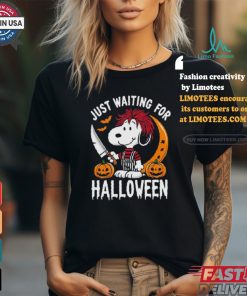 Official Just Waiting For Halloween Snoopy Shirt, hoodie, sweater, long sleeve and tank top Official Just Waiting For Halloween Snoopy Shirt