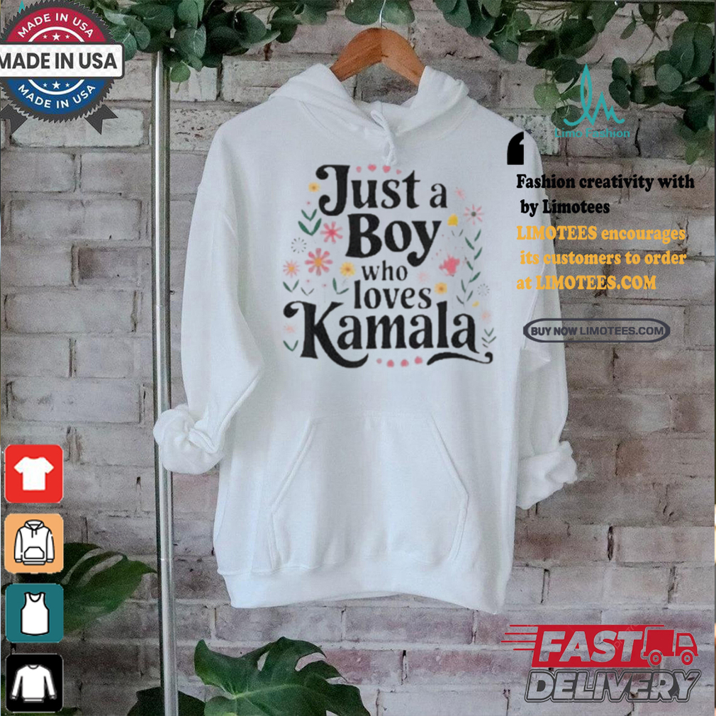 Official Just a boy who loves Kamala T shirt Official Just a boy who loves Kamala T shirt