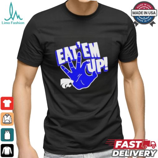 Official K state Eat ’em Up Cats Logo Shirt