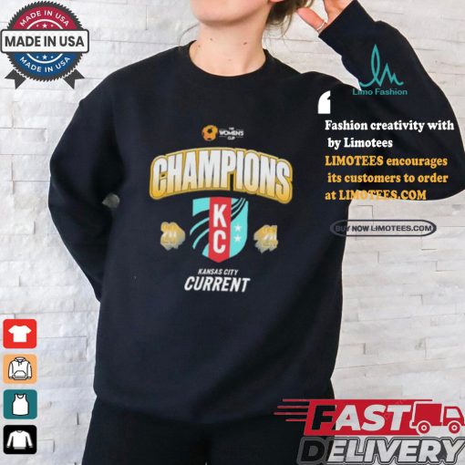 Official KC Current Womens Cup Champions 2024 Shirt