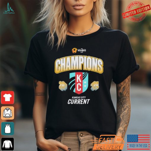 Official KC Current’s Championship of the 2024 Women’s Cup KC Tournament T Shirt